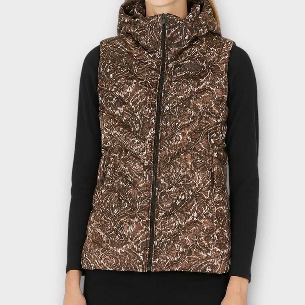 Patagonia Women’s Down With It Vest Medium Puffer Hooded Full Zip Gorpcore NWT